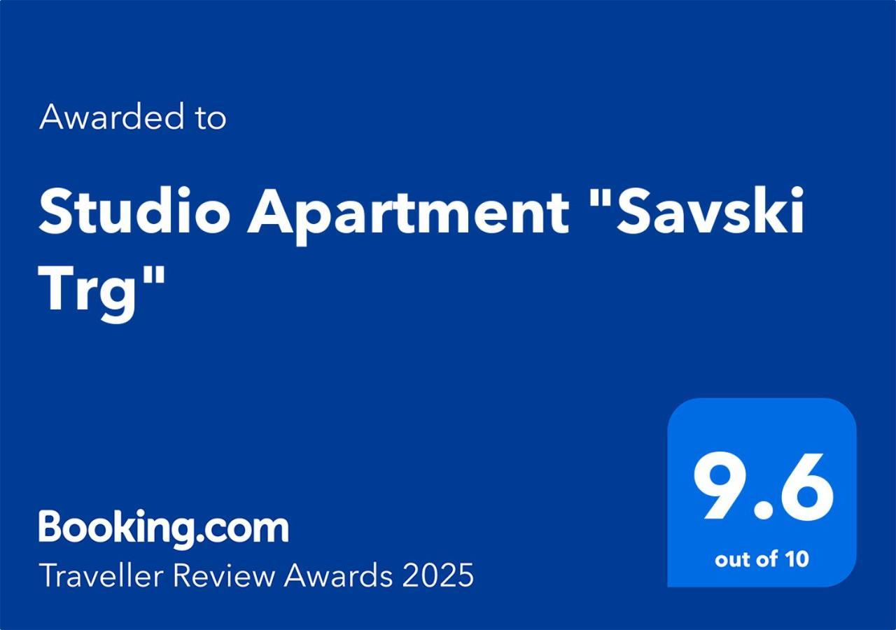 Studio Apartment "Savski Trg" Belgrád Kültér fotó